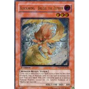 YuGiOh 5ds 1st ed BLACKWING BREEZE THE ZEPHYR ultimate TSHD EN003