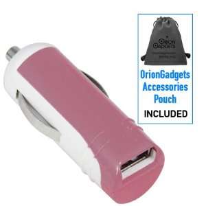  Delton Platinum USB Car Charger Adapter for (Pink 
