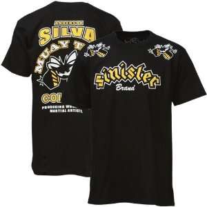  Sinister Black Anderson Silva T shirt