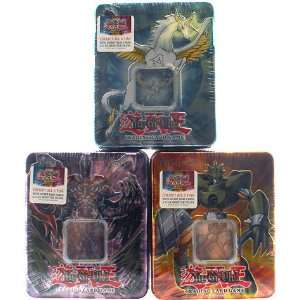  Yu Gi Oh 2007 Collector Tin Series 1 Set of 3 Tin Toys 