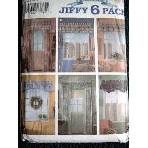  ABBIES JIFFY 6 PACK WINDOW TREATMENT PATTERN 8963 