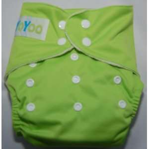  YoYoo One Size Bamboo Pocket Diaper Green   Compare to 