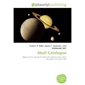  Abell Catalogue (9786134160155) Books