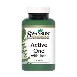  Active One with Iron 90 Caps by Swanson Premium: Health 