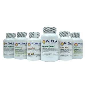  Dr Clark Digestive Aid & Colon Cleanse, Standard, 6 items 