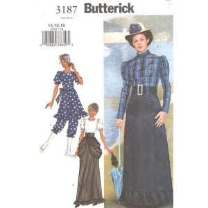  Butterick 3187 Victorian Bathing Dress Costume Pattern 14 