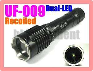 Ultrafire UF 009 UF009 Recoil Dual Cree LED Flashlight  