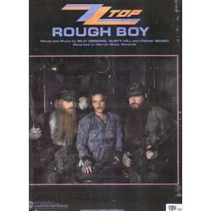  Sheet Music Rough Boy ZZ Top 182 