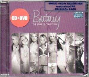 BRITNEY SPEARS, THE SINGLES COLLECTION. FACTORY SEALED CD + DVD. In 