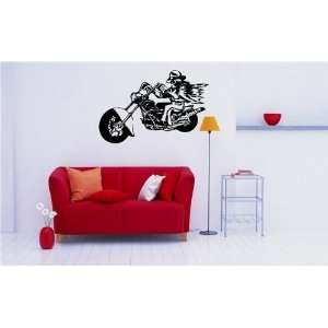   ART Mural Bike Chopper Motorcycle Stunt Racing M556: Home & Kitchen
