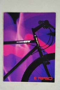   1990 Bicycle Catalog NEW Old Stock Xizang LE Tachyon Continuum  