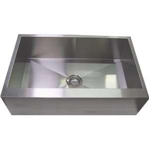  36 Inch Stainless Steel Flat Front Farm Apron Kitchen Sink 