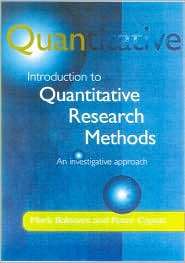 Introduction to Quantitative Research Methods: An Investigative 