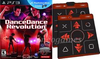 NEW* 2010 Dance Dance Revolution PS3 +2x Non Slip Pads  