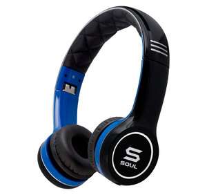 SOUL by Ludacris SL100UB Blue/Black Ultra Dynamic On Ear Headphones 