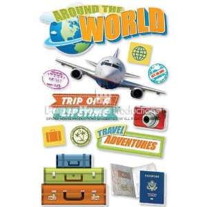 World Travel 3D Stickers Toys & Games