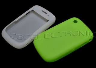 8pcs Silicone Skin Case COVER For BlackBerry Curve 8520  