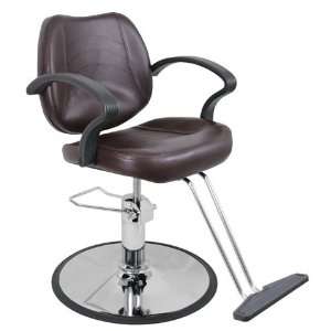 Contemporary Brown Hydraulic Styling Chair: Beauty