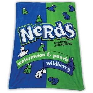  Nerds Logo Blue & Green Plush Blanket: Arts, Crafts 