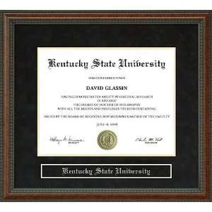  Kentucky State University (KSU) Diploma Frame Sports 