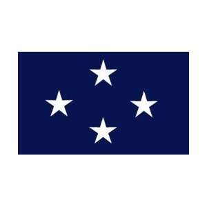  3 ft. x 5 ft. Navy 4 Star Admiral Flag Indoor/Parade 