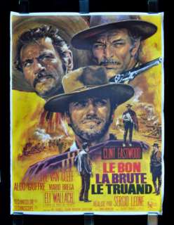 THE GOOD THE BAD & THE UGLY MOVIE POSTER CLINT EASTWOOD  