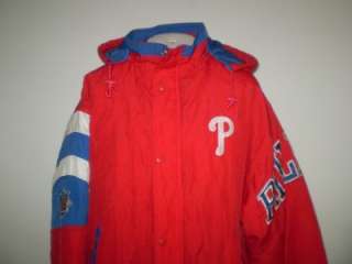 MLB Philadelphia Phillies hooded Starter jacket M  