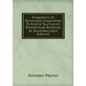   Restituta Et Illustrata (Latin Edition) Amedeo Peyron Books