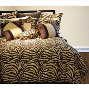  Amira Bed in a Bag Set in Brown Size: California King 