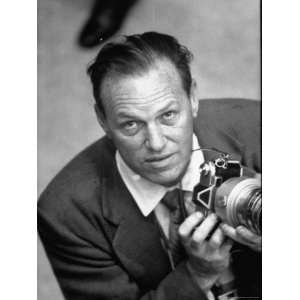  Life Photographer J. R. Eyerman Holding Camera During 