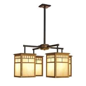  Craftsman Chandelier in Cherry Size / Bulb Type / Filigree 