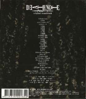 0765 Death Note Original Soundtrack O.S.T. CD  