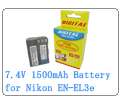 EN EL5 Battery + Charger for Nikon Coolpix P80 P90 P500  
