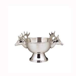Andrea by Sadek Silver Plated Deer Handles Bowl (Small):  