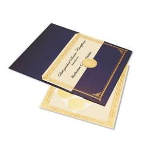  IIvory/Gold Foil Embossed Award Certificat Kit, Gray 