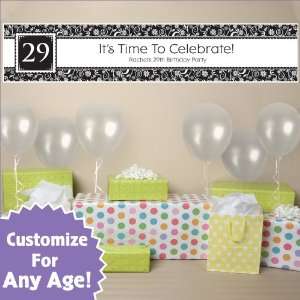    Any Year   Personalized Birthday Party Banner: Toys & Games
