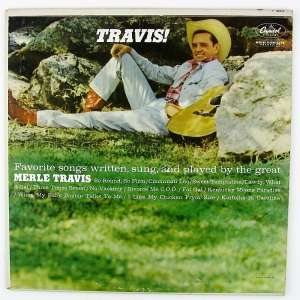 MERLE TRAVIS Travis (Favorite Songs, Written, Sung And played By) LP 