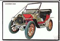 1908 LE ZEBRE Classic Car RARE PICTURE TRADING CARD  