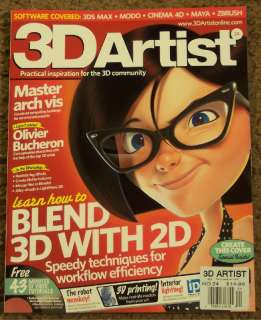 3D ARTIST Free DVD BLEND 3D With 2D Master ARCH VIS #24  