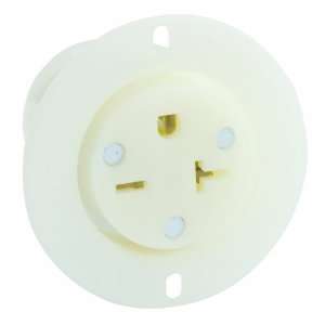  Leviton 5479 C 20 Amp, 250 Volt, Flanged Outlet Receptacle 