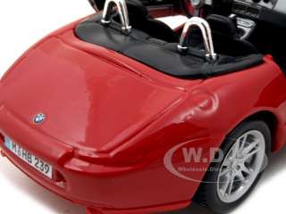 BMW Z8 RED CONVERTIBLE 124 DIECAST MODEL CAR  