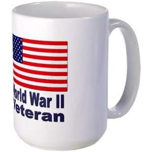  World War II Veteran Military Large Mug by CafePress 