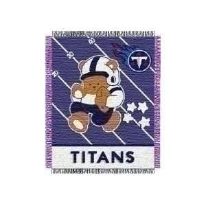  Tennessee Titans Woven Baby Blanket 36 x 48: Sports 