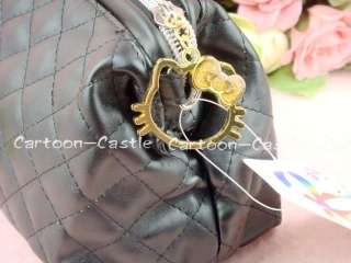 Hello Kitty Wallet Purse Pouch Handbag Black 17810  