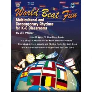  Alfred World Beat Fun Book/CD Musical Instruments