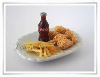 Miniature Yummy Food Fast Food Combo Set 2  