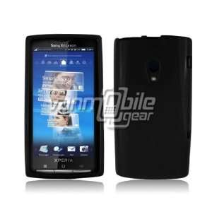  BLACK TPU GLOSSY CASE for SONY XPERIA X10: Everything Else