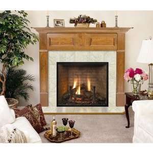 Hearth and Home Mantels 6138 Deluxe Lewiston Flush Fireplace Mantel 