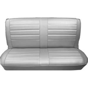  SEAT CVR FRONT BENCH 4D CHEVELLE 65 WHITE: Automotive