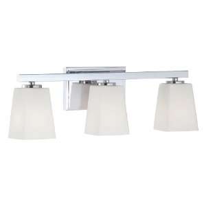   Vanity Fixture with Etched Opal Glass Shade 6543 77